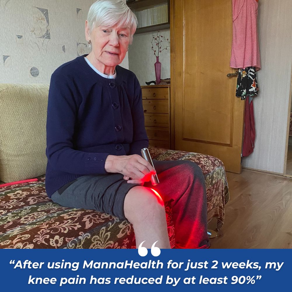 MannaHealth™ Red Light Therapy Device for Knee Pain